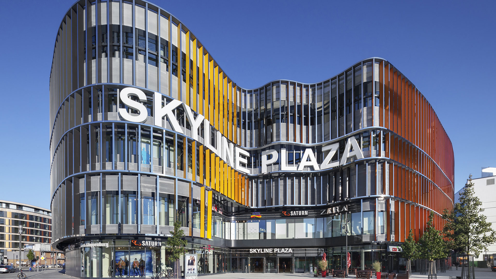 Verglasung für Shopping Mall Skyline Plaza in Frankfurt am Main